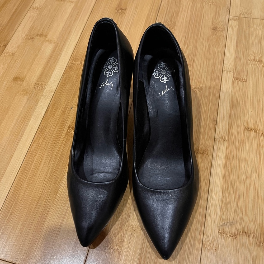 Velez Colombia Genuine Leather Black Heels
